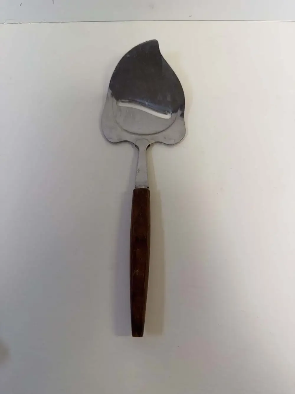 Vintage Stainless Steel Japan Cheese Slicer with Wood‎ Handle
